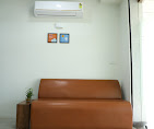 Air-conditioned patient waiting lounge at GRIN Dental Care
